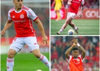 Bernabei, Bruno Gomes e Vitão levam o 3° cartão amarelo e ficam fora do jogo do Internacional diante do Vasco.