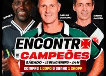 Carlos Germano, Odvan e Mauro Galvão farão uma aparição na loja Gigante da Colina, localizada em Campos, neste sábado, às 14h.