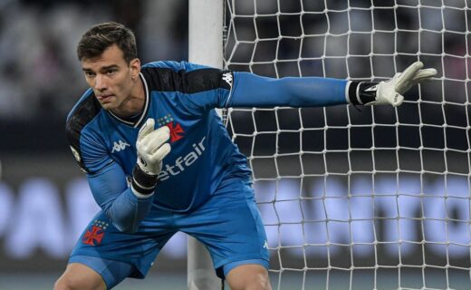 Léo Jardim - BRASILEIRO A 2024, VASCO X FLUMINENSE — Foto: Thiago Ribeiro/AGIF