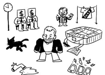 Desenho ‘resume’ da coletiva de imprensa com Pedrinho; confira