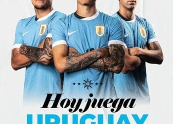 Seleção Uruguaia destaca Puma Rodríguez em publicação para promover partida contra o Brasil nas Eliminatórias