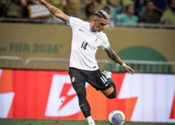 Puma Rodríguez celebra o desempenho da Seleção Uruguaia na recente Data Fifa de 2024.