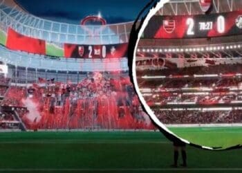 Flamengo provoca o Vasco em vídeo fazendo simulação do novo estádio