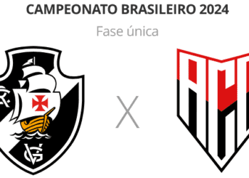Confira as ausências e jogadores pendurados de Vasco e Atlético-GO