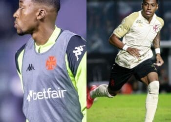 Emerson Rodríguez não está na lista de convocados para o jogo entre Vasco e Atlético-GO.