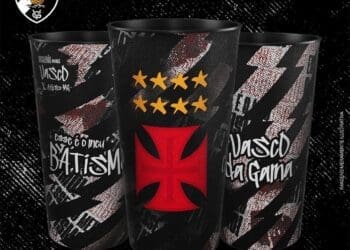 Confira o copo que será vendido nesta quarta-feira em São Januário.