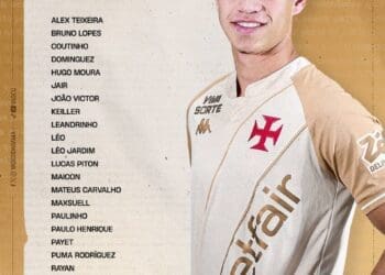 Vasco anuncia os jogadores convocados para a partida contra o Atlético-MG