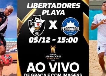 Beach Soccer: Confira Vasco x Ferrocarril-PER, na Libertadores