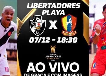 Beach Soccer: Acompanhe Vasco vs. Centauros-VEN nas semifinais da Libertadores