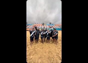 Beach Soccer: Confira o cântico de Casaca entoado pelos jogadores do Vasco após garantirem lugar na final da Libertadores