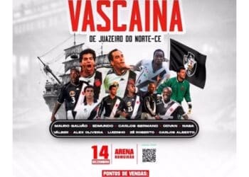 Edmundo, Carlos Germano, Odvan, Mauro Galvão, Nasa e Luisinho participarão de um jogo beneficente em Juazeiro do Norte no dia 14 de dezembro.