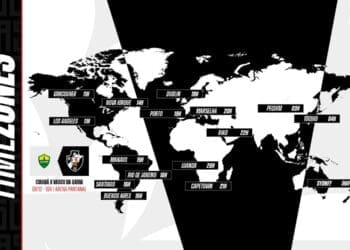 Vasco anuncia os horários do confronto contra o Cuiabá em diferentes regiões do planeta
