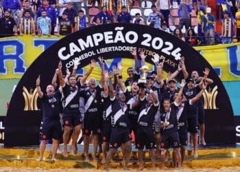 Beach Soccer: Presidente da Conmebol felicita o Vasco pela conquista de seu 4º título da Libertadores
