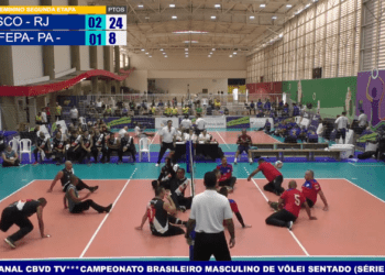 Vôlei Sentado: Vasco estreia no Brasileiro com vitória sobre o AADFEPA-PA por 3 sets a 1