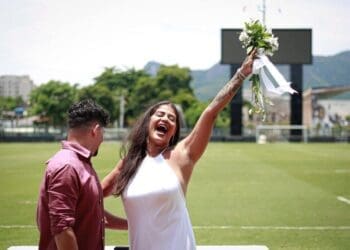 Trinta casais marcaram presença na 1ª edição do evento União Estável Coletiva Cruzmaltina, realizado em São Januário.