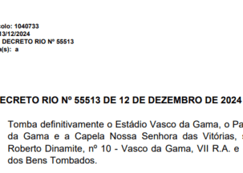 Estádio de São Januário, Parque Aquático e Capela Nossa Senhora das Vitórias recebem tombamento pela Prefeitura do Rio de Janeiro
