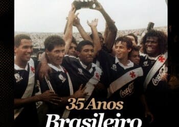 Vasco comemora os 35 anos da vitória no bicampeonato brasileiro