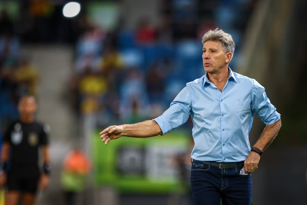 Renato deixou o Grêmio no dia 9 de dezembro — Foto: Lucas Uebel/Grêmio FBPA