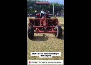 Gramados do CT Moacyr Barbosa recebem revitalização; assista aos vídeos