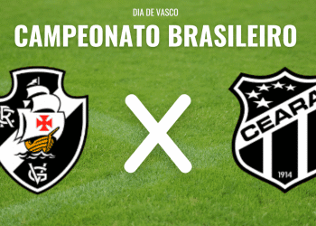 Intervalo em São Januário: Vasco e Ceará empatam em 1 a 1.