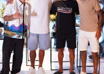 Philippe Coutinho, Souza e Jair marcaram presença na festa de aniversário de Alex Teixeira, que celebra 35 anos nesta segunda-feira.