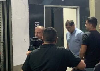 Fábio Carille esteve presente neste sábado em São Januário, onde assistiu ao jogo entre Nova Iguaçu e Vasco.