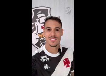 Lucas Freitas envia mensagem para os torcedores do Vasco; assista ao vídeo