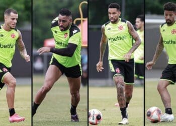 Philippe Coutinho, Payet, Jair e Paulinho foram dispensados do treino da tarde nesta terça-feira.