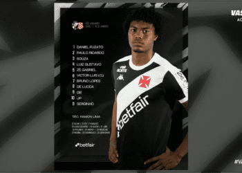 Confira a escalação do Vasco para a partida contra o Bangu; o goleiro Daniel Fuzato fará sua estreia e Souza será titular na defesa.