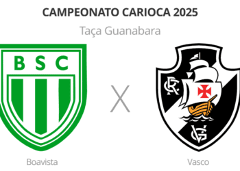 Confira as ausências do Boavista e do Vasco.