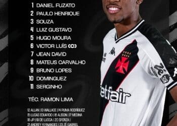 Confira a escalação do Vasco para o confronto contra o Boavista; as novidades são Paulo Henrique, Hugo Moura e Mateus Carvalho.