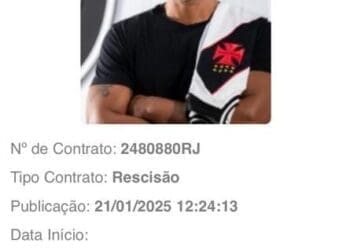 Vasco confirma a renovação do contrato de Felipe Maestro no BID