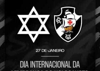 Vasco publica mensagem em referência ao Dia Internacional da Lembrança do Holocausto.