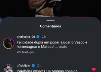 Confira a avaliação dos jogadores do Vasco no Instagram após a vitória expressiva contra a Portuguesa.