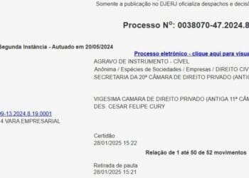 Julgamento de liminar envolvendo a 777 Partners e a SAF do Vasco é retirado da agenda