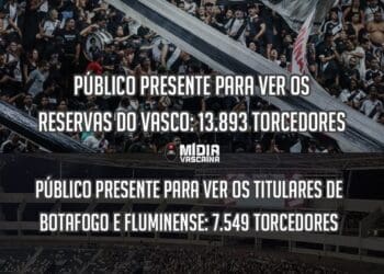 Maricá x Vasco atraiu quase o dobro de torcedores em comparação a Botafogo x Fluminense.