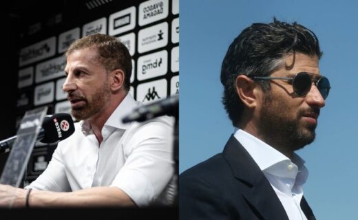 Pedrinho, presidente do Vasco, e Josh Wander, antigo sócio da 777 Partners — Foto: Reprodução