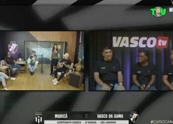 Cantor Andrezinho esteve presente no pré-jogo de Maricá x Vasco na VascoTV; confira como foi a sua participação.