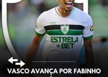 Vasco demonstra interesse e avança nas negociações para a contratação de Fabinho, atacante do América-MG.
