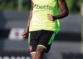 Vasco compartilha imagem do treino dos atletas no CT Moacyr Barbosa