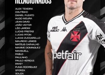 Vasco anuncia os jogadores convocados para o confronto contra o Flamengo; Mauricio Lemos, Coutinho, Paulinho e Paulo Henrique estão entre os selecionados para o clássico.