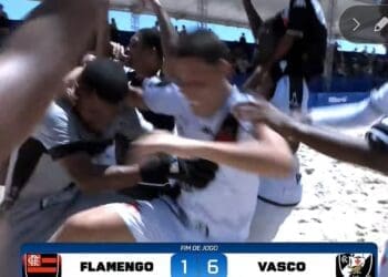 Beach Soccer: Vasco vence o Flamengo por 6 a 1 e conquista o título da Copa Rio