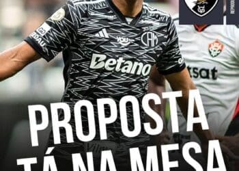 Vasco e Atlético-MG chegam a um acordo, agora a decisão sobre a transferência depende de Palacios.