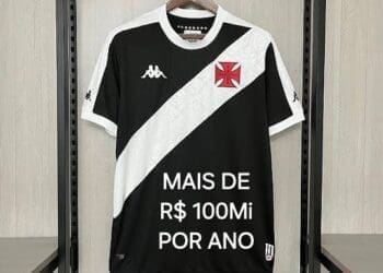 Uniforme do Vasco ‘vale’ mais de R$ 100 milhões anuais; confira quanto cada patrocinador investe