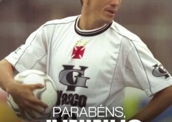 Vasco felicita Juninho Paulista, que celebra seu aniversário hoje.