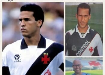 Multicampeão com o Vasco, o ex-zagueiro Tinho celebra 54 anos hoje.