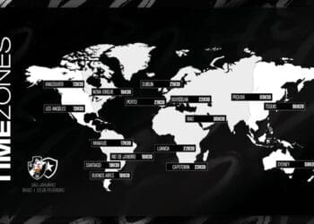 Vasco anuncia os horários da partida contra o Botafogo em diferentes regiões globais.