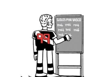 Observe a ilustração de Vascomics que retrata a vitória sobre o Botafogo.