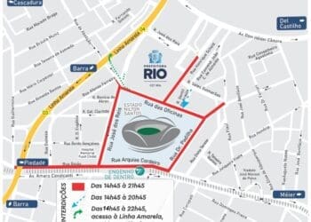 CET-Rio anuncia interdições ao redor do Engenhão para confronto entre Vasco e Flamengo