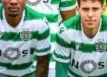 Nuno Moreira, Loide Augusto e Gonzalo Plata jogaram em conjunto pelo Sporting B em 2021.